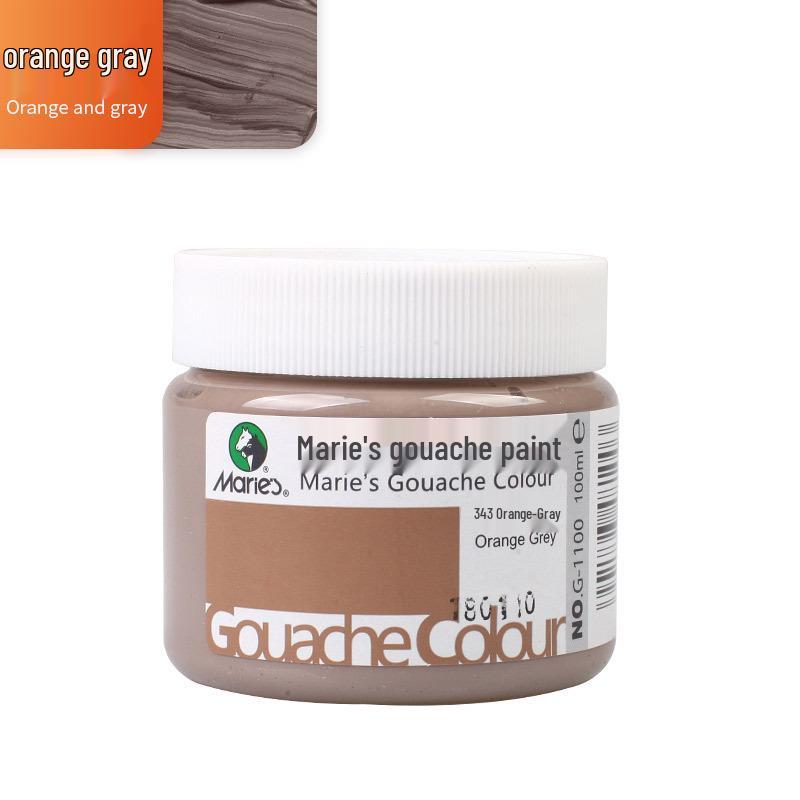 Mali Afwasbare Gouache Verf 100ml - Handgeschilderde Kleuren voor Kinderen en Studenten