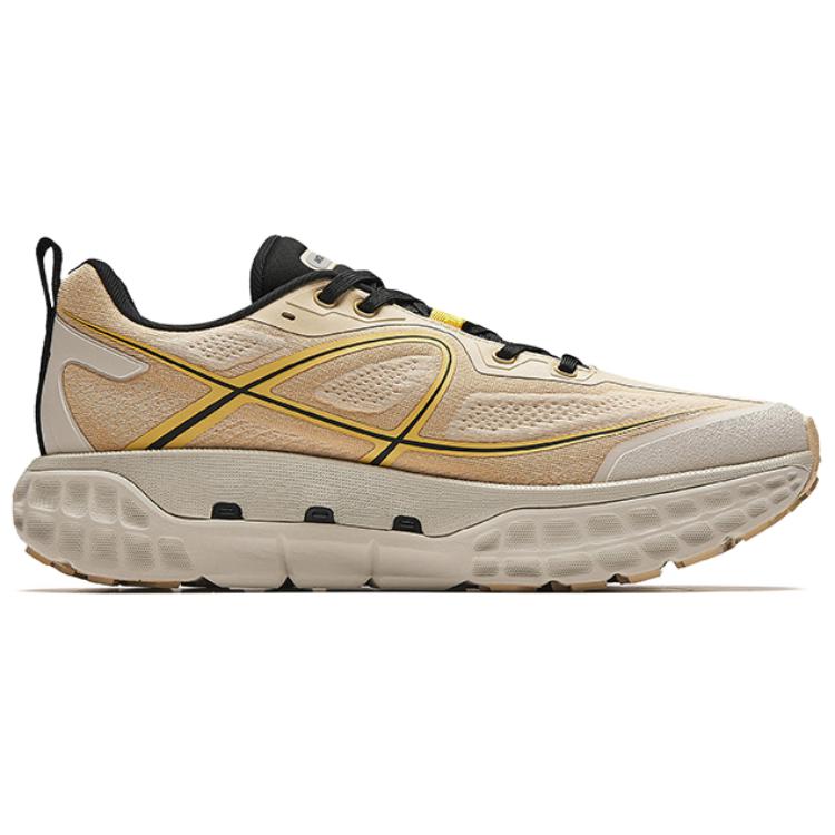 Anta Champion All Walk 2 Fashion Trend Shock Absorption Wear-Resistant Breathable Low-Top Casual Running Shoes Men Sneaker Beige Black 112545534-1