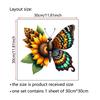 Funny Butterfly Toilet Stickers Waterproof Adhesive Decorative Vinyl Decals for Toilet Lid Wc Refrigerator Home Decoration