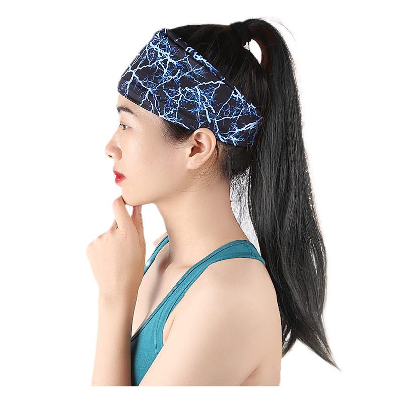 Outdoor Sports Hair Sweat Guide Belt, Sweat-absorbing and Antiperspirant Headscarf, Cycling, Yoga, Dance, Fitness Antiperspirant Belt