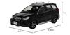 ERSTE:43 1/43 Maßstab Subaru Forester 2013 Schwarz Fertigmodell F43-165