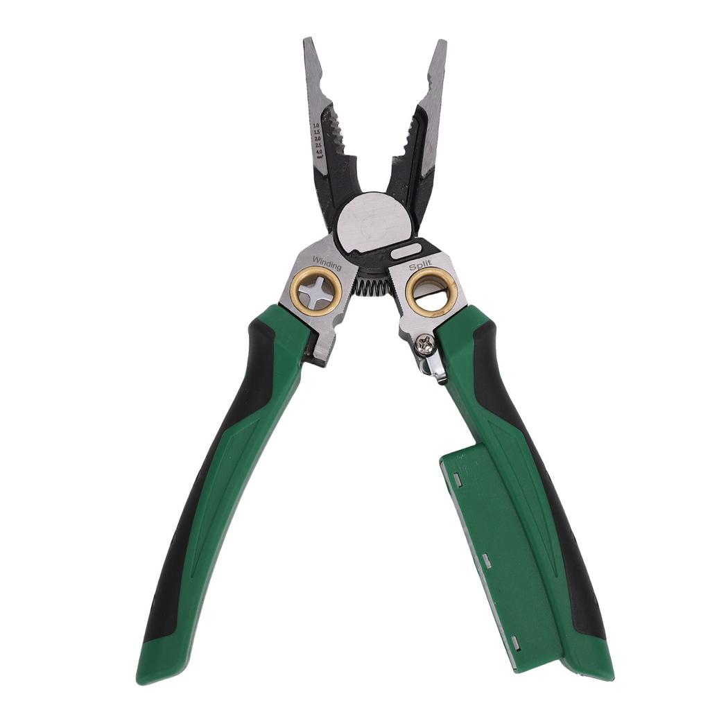 8 In 1 Wire Stripper with Voltage Tester Multifunctional Wire Stripping Crimping Cutting Pliers for Electrical Work