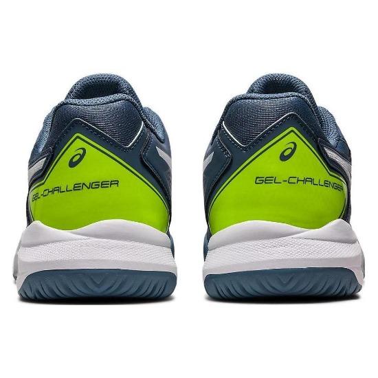 Asics Zapatillas de Tenis para Hombre Gel Challenger 13 Azul Acero Blanco 1041A222-400
