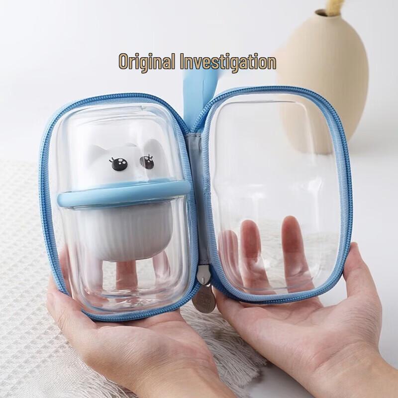 Bubble Cat Portable Travel Tea Set