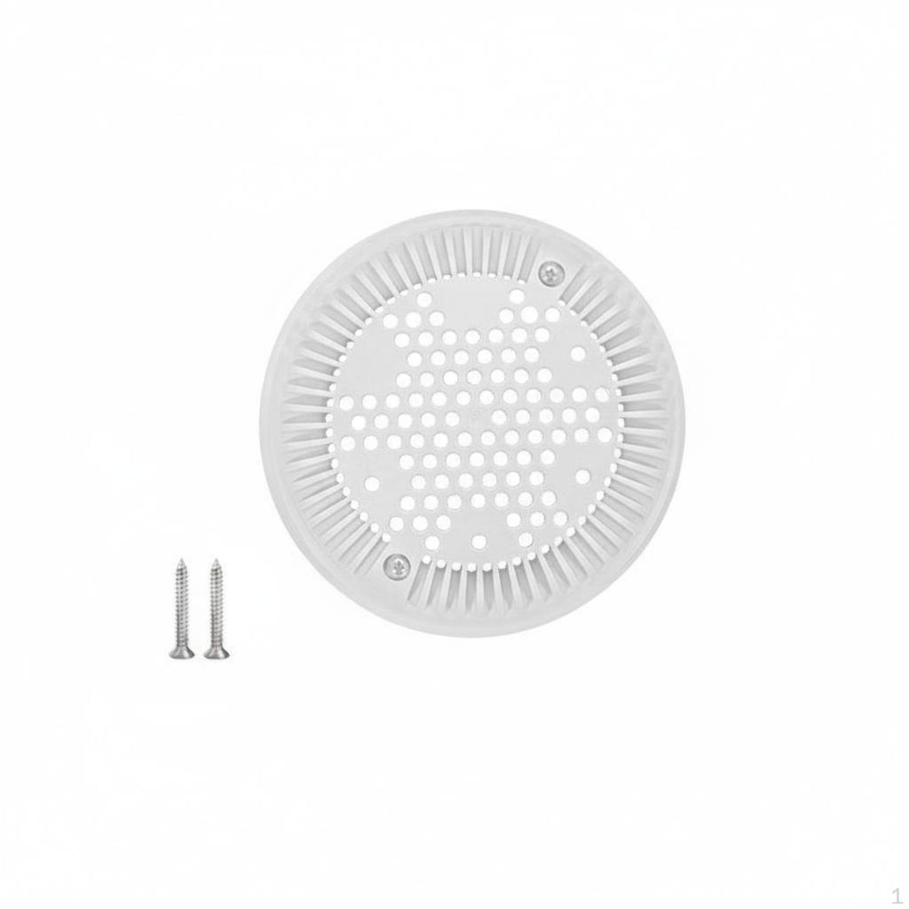 Round Pool Main Drain Cover Material AntiCurrent Grille Resistant Aquatic Water Overflow