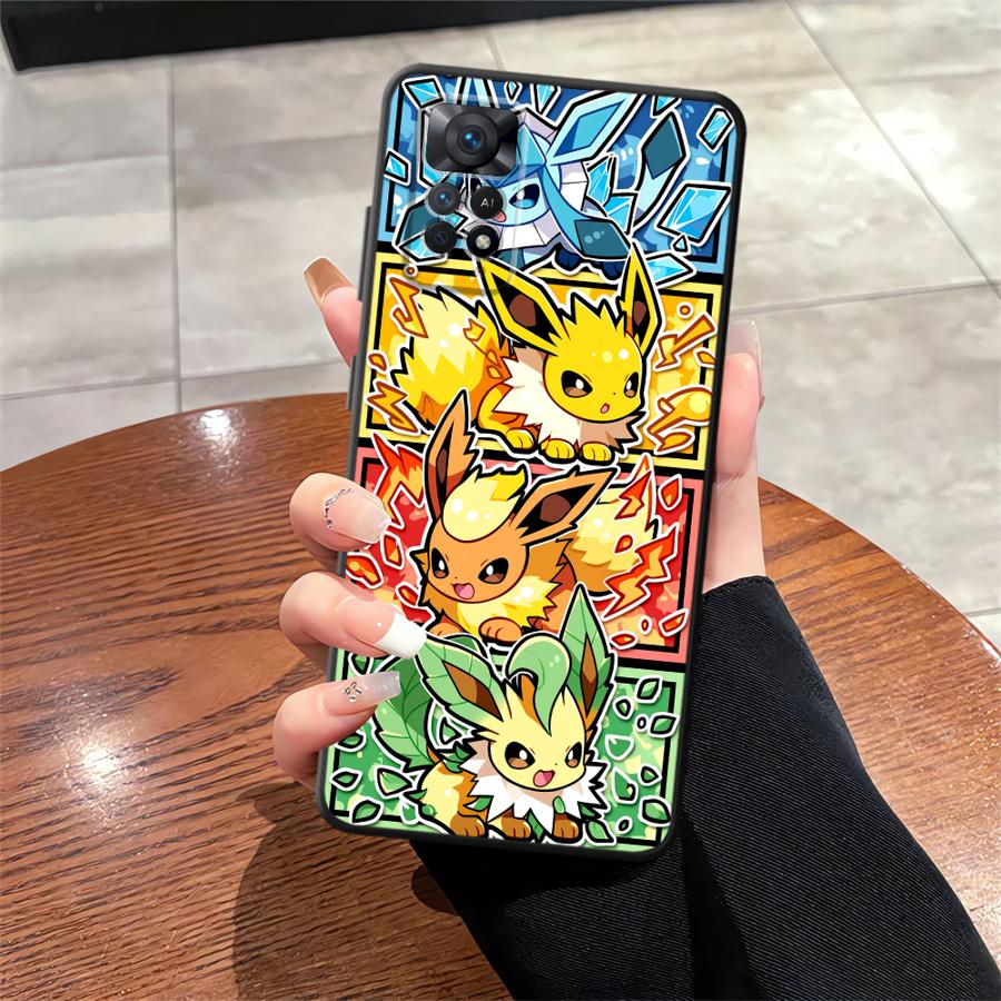 Cartoon Hot Pokemon Funda Phone Cover Case for Xiaomi Redmi Note 13 Pro Plus 10S 9S 11s 12s 7 8 14 11 10 9 12 Pro