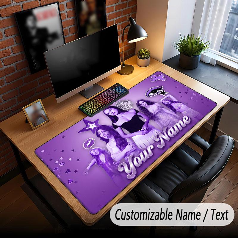 Custom Name Extended Mouse Pad,Olivia Rodrigo Gaming Desk Mat For Home Office Desktop Decor