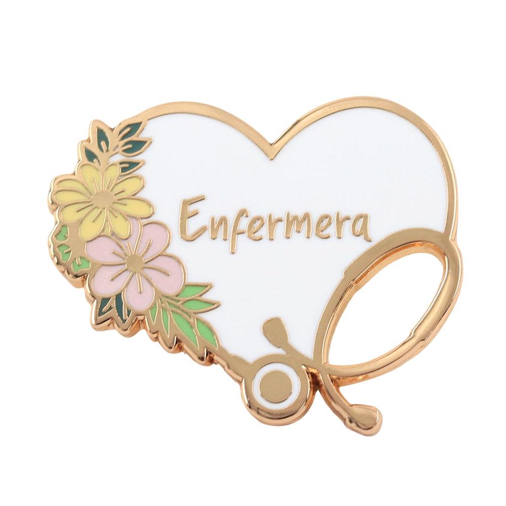 Heart-Shaped Enamel Brooch: Creative Accessory for Clothes, Backpacks, and Hats