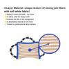 Eco-Friendly Dog Bite Pillow Linen & Jute Tear Resistant 3-Handle Safety Training Dog Toy