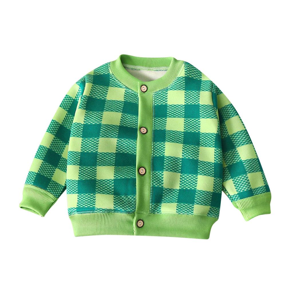 Baby Girls Knit Jacket Toddler Winer Clothes Coat Fall Clothing Button Up Sweater Casual Outerwear