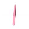 Hair Removal Tweezers Stainless Steel Eyebrow Tweezers Pink Slanted Black Tip Point Face Harmless Makeup Beauty Tool Black