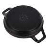 Staub Round Stackable Gratin Induction Stylish Oven Dish, 20cm, Dish, Compatible, Enamel, Dish, Black, 1302023/40509-558-0 [Used]