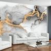Marble Wallpaper Black Gold Abstract Marble Wall Mural 3d Marble Wallpaper Home Decor Bedroom Living Room Removable Large Mural