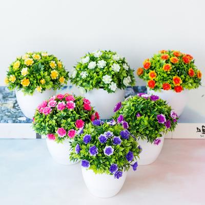 Vaso para plantas ao ar livre Decoração para ambientes internos Jardim Mesa de mesa realista Vaso para plantas