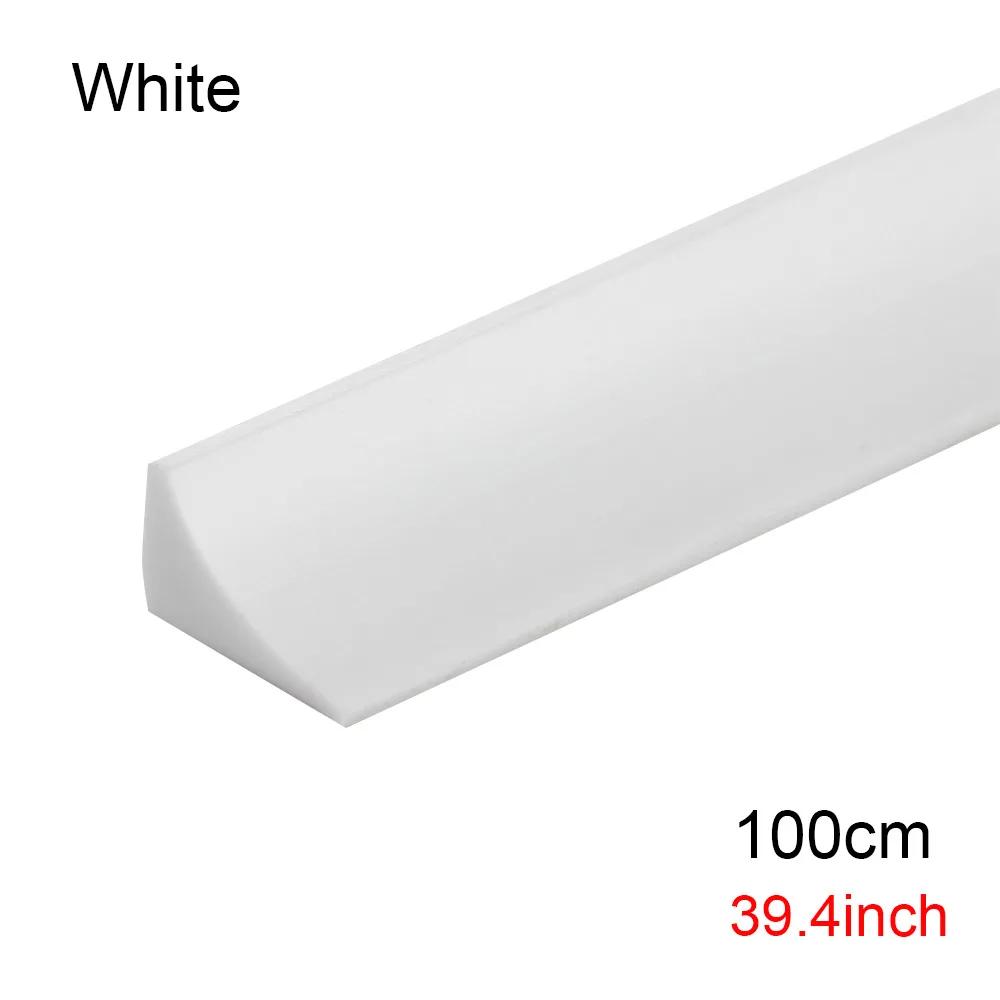 1 Stück 100 cm selbstklebender Silikon-Badezimmer-Wasserstopper, Wasserhaltestreifen, biegsam, für Waschmaschine, Dusche, Dammbarriere