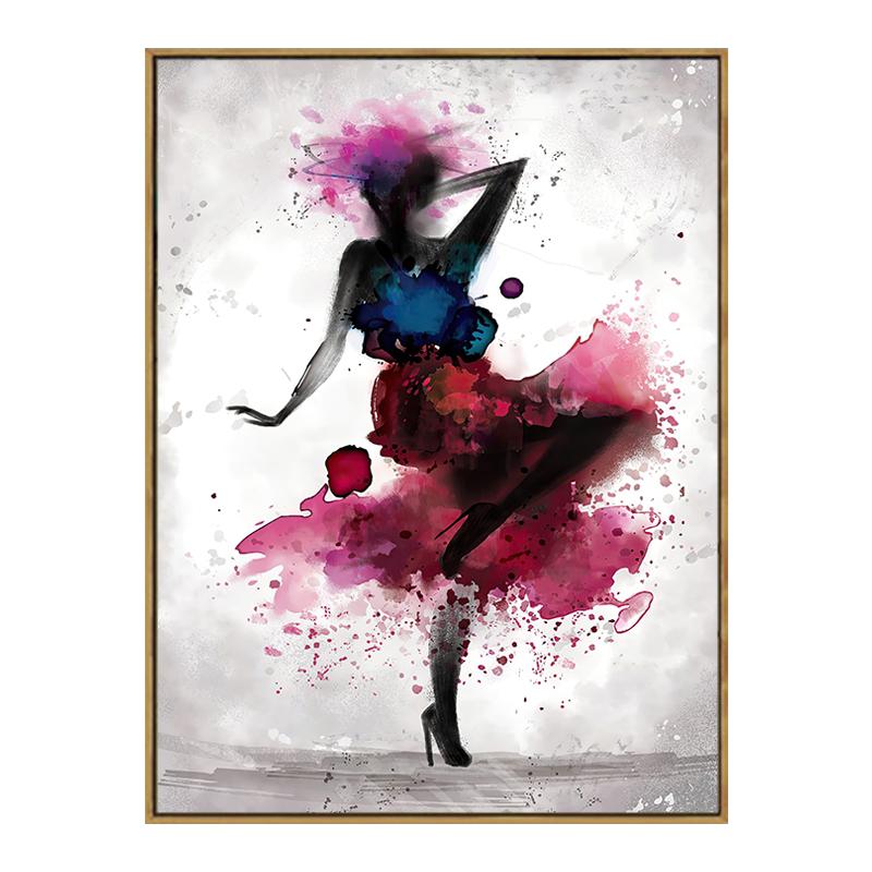 Mulher negra dançando pôster abstrato aquarela tela arte de parede pinturas decorativas impressões imagem sala de estar decoração nórdica
