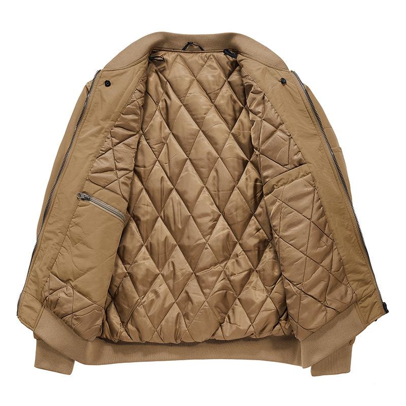 Winter Men's Multi-Pocket Jacket Thickened Men's Jacket Plus Size Jacket Men's