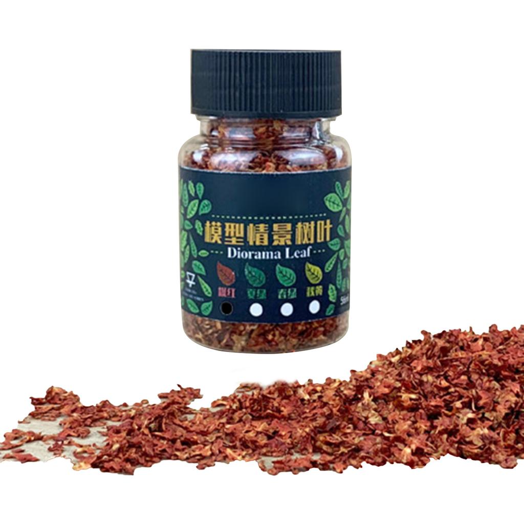 Practical Miniature Leaf Clusters Sturdy Resin Materials for Model Train Sand Table and Garden Supplies Scenery