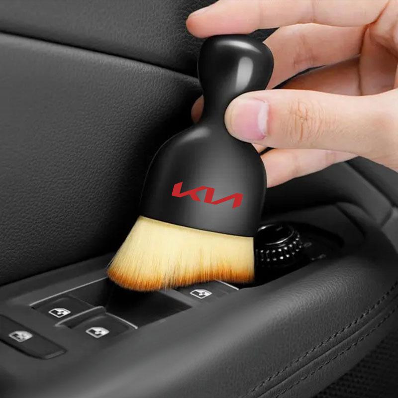 Car Interior Cleaning Soft Brush Dust Remover Car Accessories For Kia Rio Sportage R K3 K4 K5 Ceed Sorento Cerato Soul
