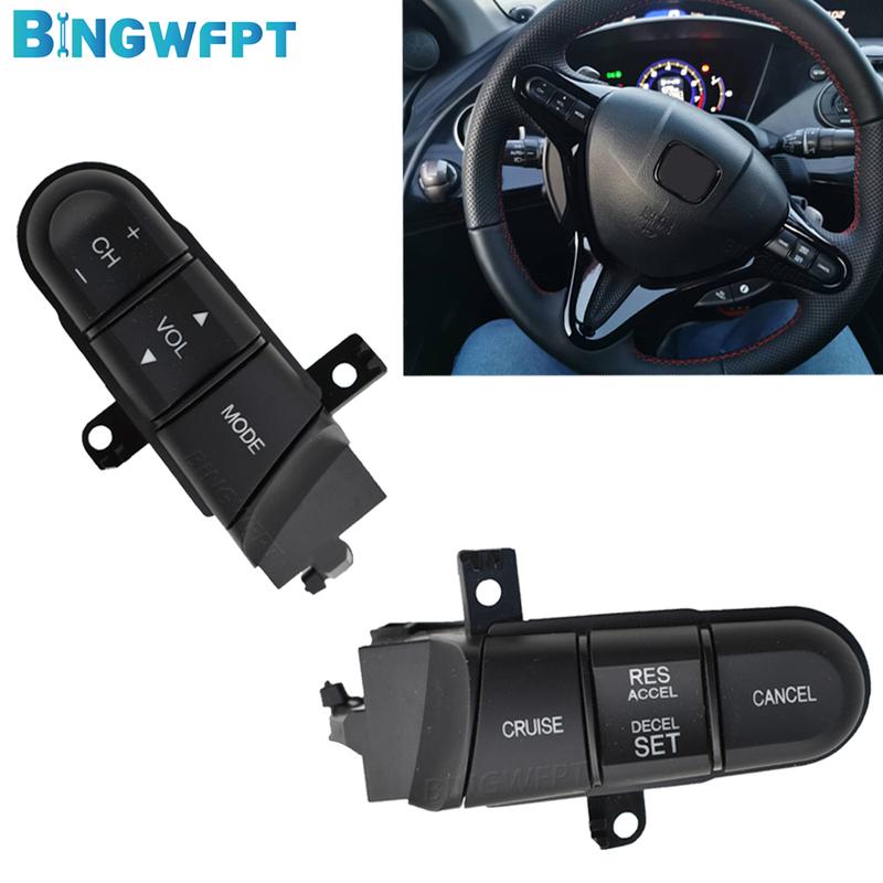 36770-SNA-B12 For Honda 08-13 Fit 09-14 City 06-11 Civic Multifunction Steering Wheel Button Switch