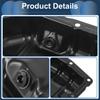 UXCELL 1 Pc No.2151023700 Engine Oil Pan for Hyundai Elantra 2007-2012 Iron Black