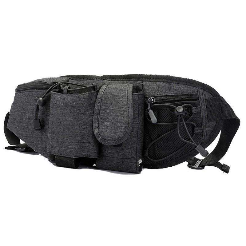 Water Bottle Waist Pack Running Hiking Cycling Outdoor Sports Multi-Functional Nylon Belt Bag With Waterproof Expansion