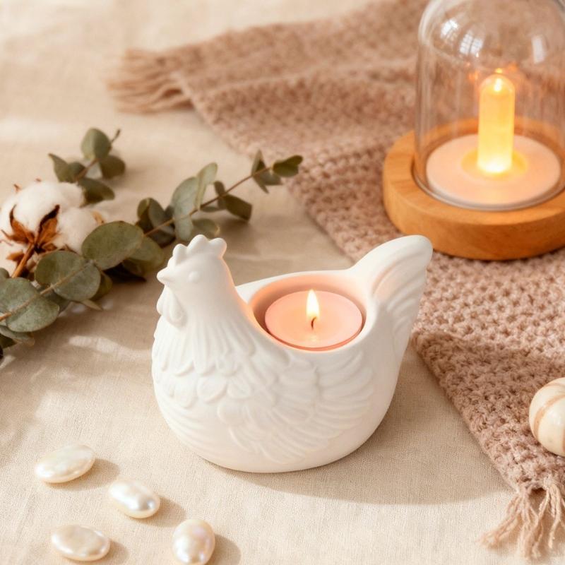2Pcs Chick Silicone Candle Mold Multipurpose Silicone Mould For Candle Tealight Holder Easter Decoration Resin Casting