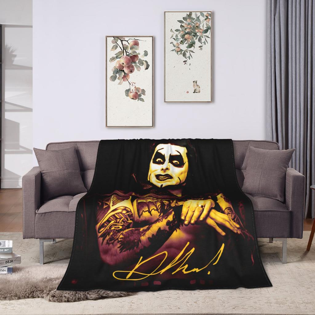 Danhausen Wrestler Blankets Fleece Textile Decor Multi-function Super Warm Throw Blankets for Bed Couch Bedding Throws