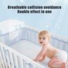 Bed Fence Set Keep Arm Legs Safe Crib Mesh Easy Installation Breathable Crib Guardrail Household Baby Products