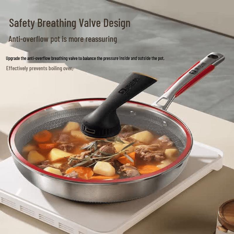 Kobach 5th Gen 316L Stainless Steel Non-stick Wok 28cm