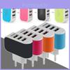 Carregador Versátil de 3 USB Cor de Doce com Luz LED para Dispositivos Apple Amigo para Viagem
