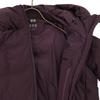 UNIQLO seamless down coat S Purple Women Used