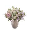Artificial Cloth Flower Bouquet, Fake Floral Arrangement For Home Decor, Wedding Reception Centerpieces, Photo Shoot Props