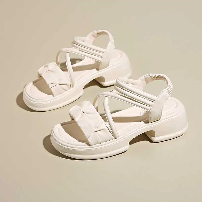 Fashion Round Nose Spring Red Sandal Women For Beach Shoes Slippers Boots Sneakers Sports Luxus Luxo Loafter Everything Clearance