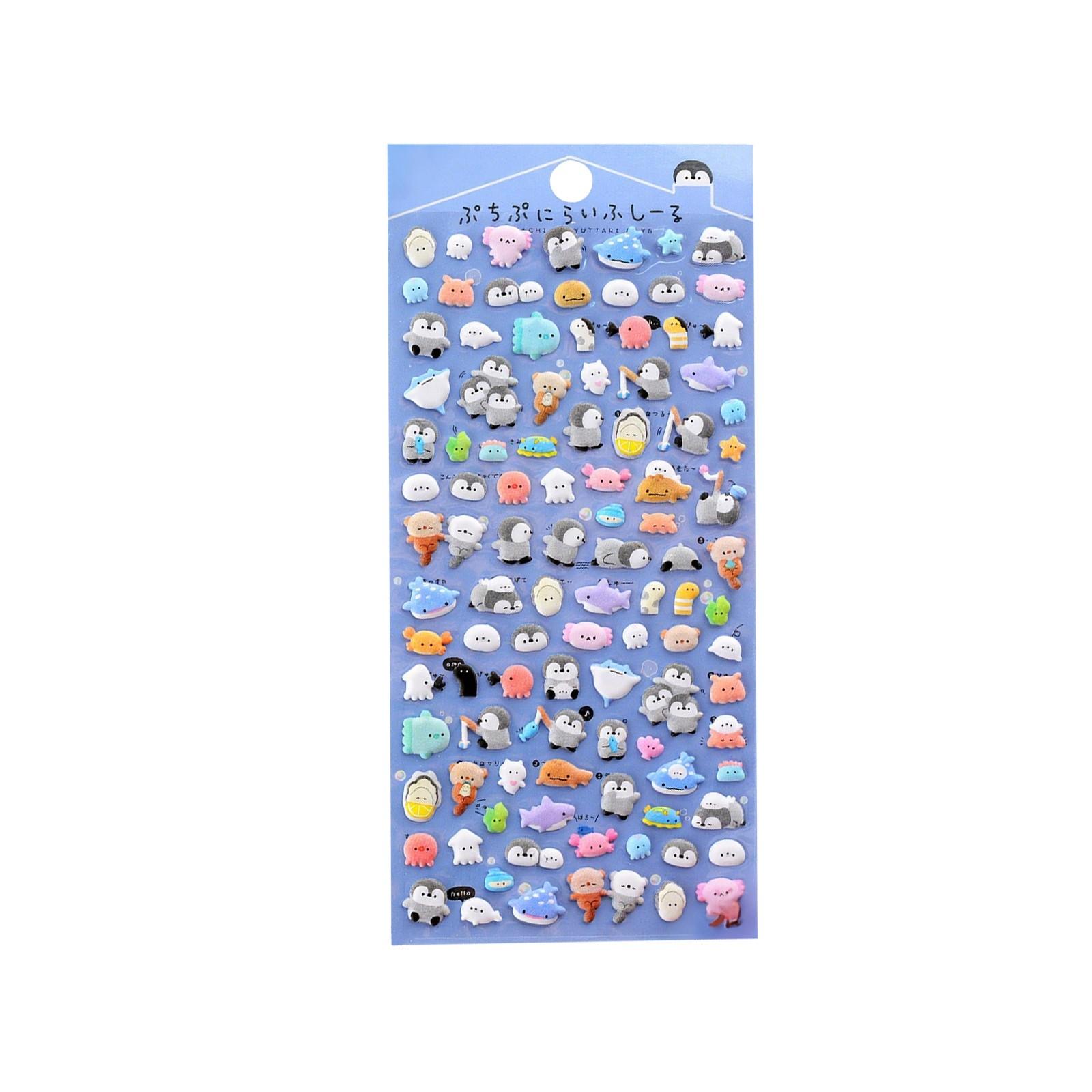 

Забавные мультяшные наклейки с животными, украсьте холодильник, самокат, стакан для воды, сделайте наклейки своими руками One Size