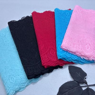 21.5 Wide Elastic Lace, Stretch Spandex Sewing Lace Fabric for Lingerie, Bra, Underwear, Garment, Crafting