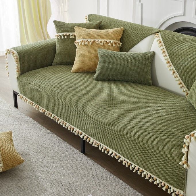 

Corduroy Sofa Cushion Four Seasons Universal Non-Slip Sofa Cover Simple Modern Small Fresh Sofa Cover 70*70cm