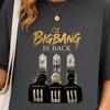 2026 Hete Verkoop BIGBANG 20e Verjaardag Unisex Dubbelzijdig Bedrukt T-shirt Hip Hop Streetwear Gothic Katoenen Oversized T-shirt Los Comfortabel en Veelzijdig