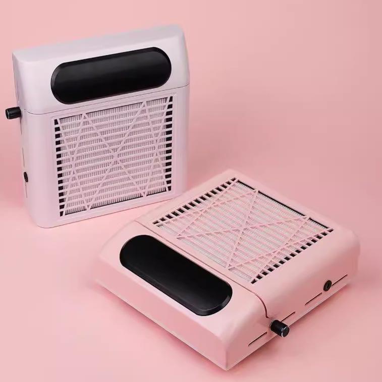 608 Nail Dust Collector - Powerful 80W Suction for Salon Desktop