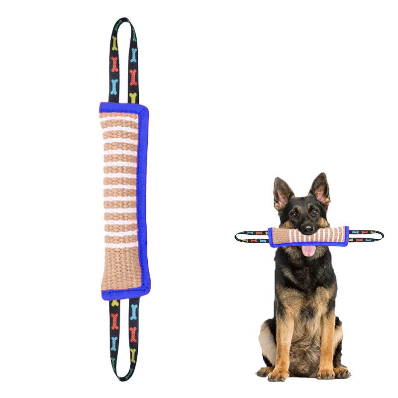Burlap Dog Bite Stick - Training, Chewing, and Fetching Toy
