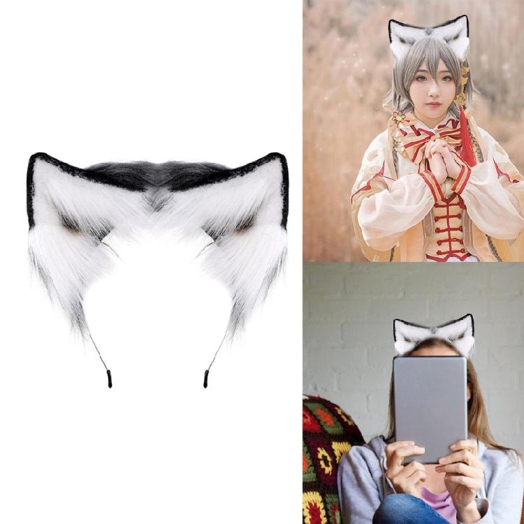 Sweet Cosplay Anime Cat Ears Headband Plush Hair Hoop for Cosplay Enthusiasts
