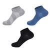 3 Pairs/Lot Men's Cotton Breathable Socks Sports Socks Slash Mesh Casual Athletic Cut Short Summer Thin Short Ankle Sock