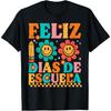 Feliz 100 Diaz De Escuela 100th Day School Spanish Teacher T Shirt