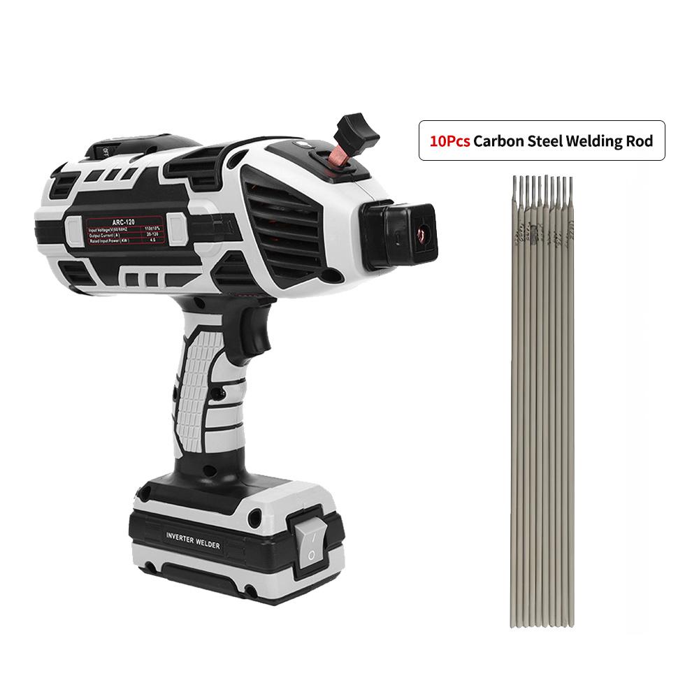 

Hot Sale EU Handheld 220V Welding Machine with 10/20Pcs Carbon Steel Welding Rod Mini Portable Welder Repair Tools for Home Use 220 V