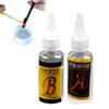 Fishing Rod Repair Epoxy Glue Easy to Use Good Toughness AB Transparent Glue Suitable for All Types of Fishing Rods
