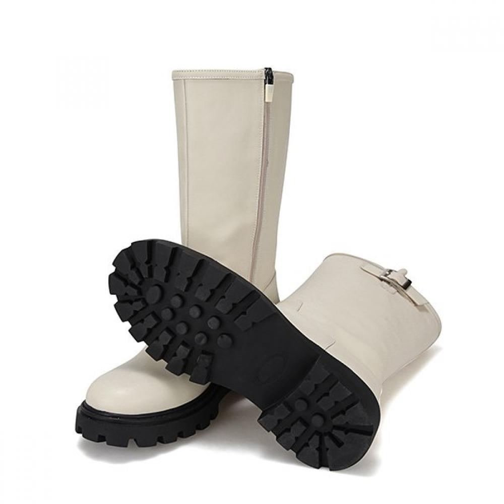 Barbara Leather Chunky 4cm Half Boots Bbg852iv