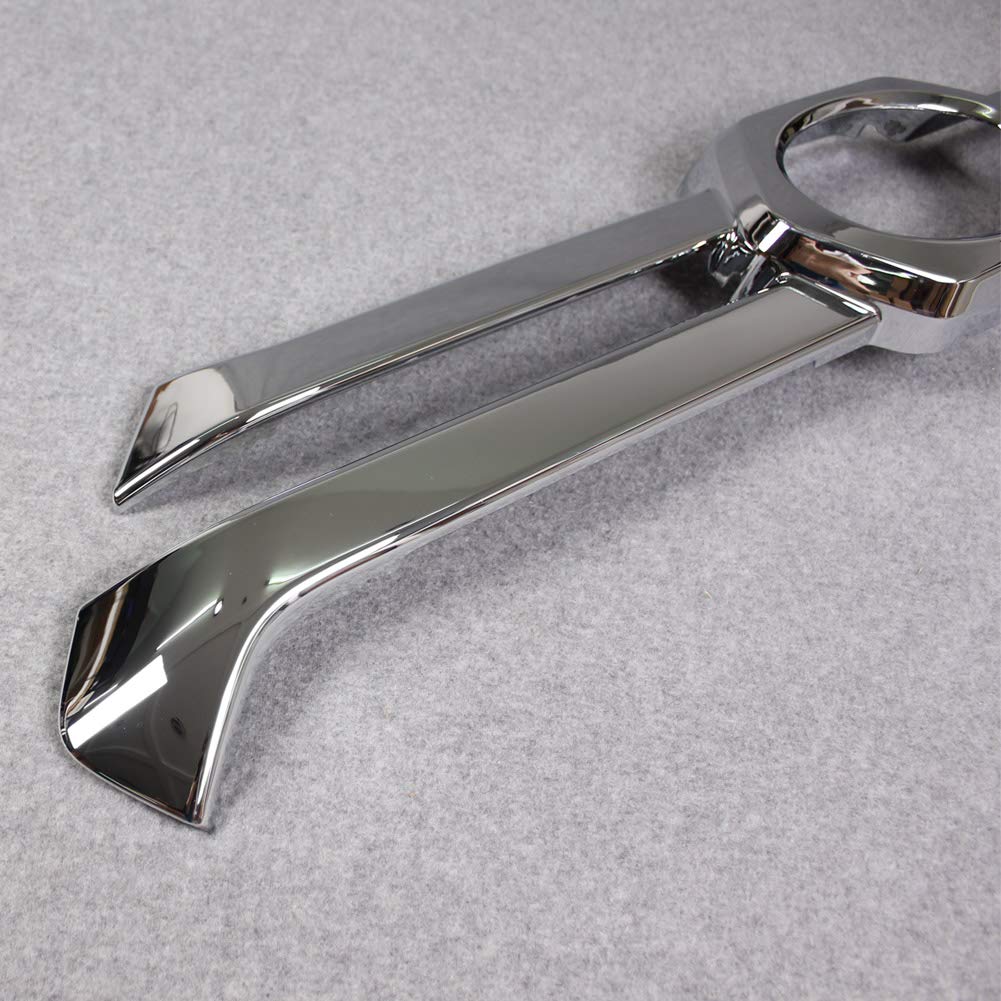 RUIQ Chrome Front Bumper Grille Garnish for Toyota New RAV4 Adventure XA50 Series (5th Generation)