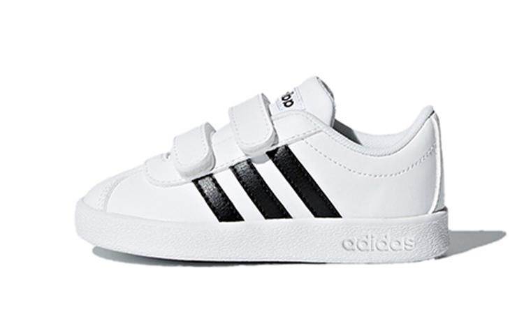 

Adidas VL COURT 2.0 Balance Low top Toddler Shoes White Black Infant And Toddler DB1839 25.5