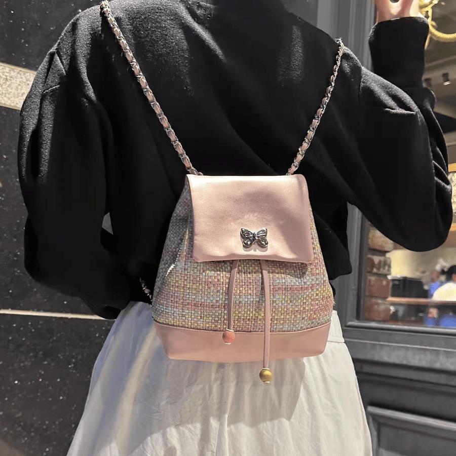 

Новый Рюкзак Девочки Универсальный Школьный Рюкзак 18*7*20CM розовый