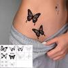 10 Stück/Set Wasserdichte Schmetterling Tattoo Aufkleber Die Dunkle Schmetterling Fake Tattoos Für Frauen Mädchen